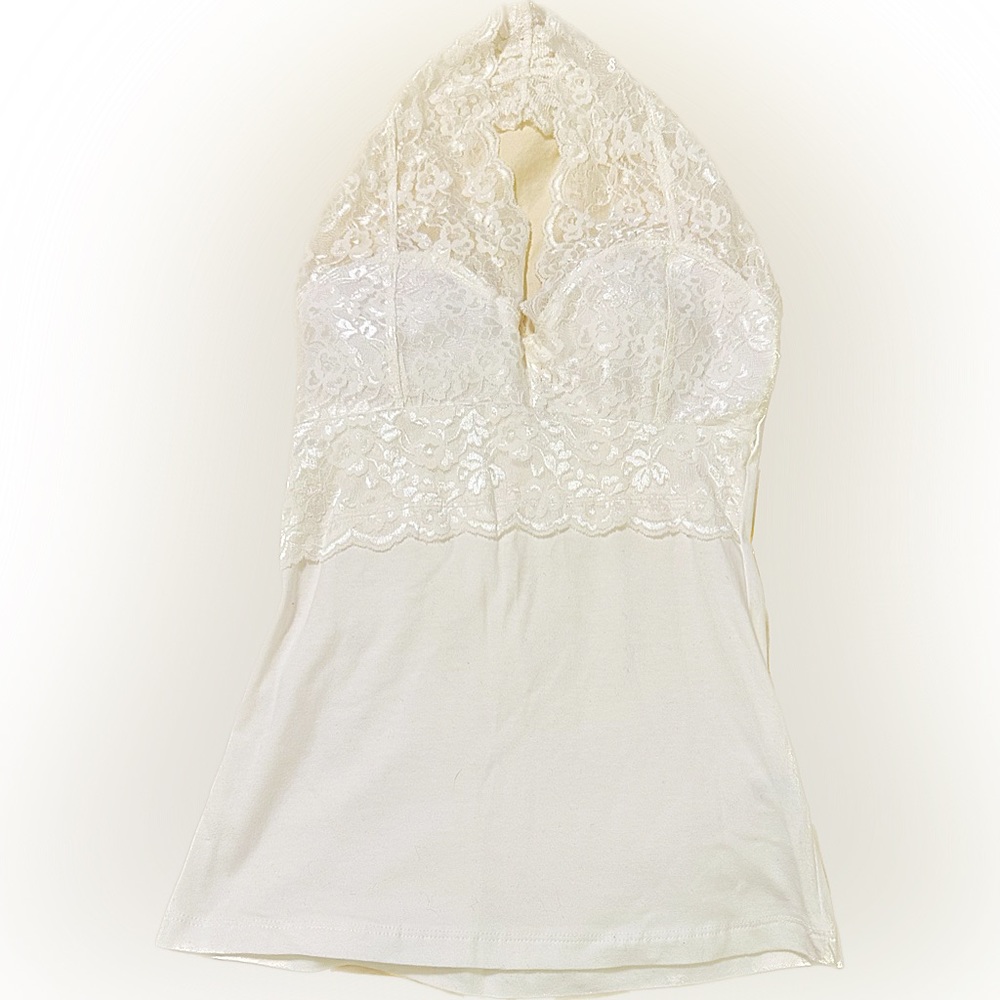 3 for $24! Lace Halter Tank Top